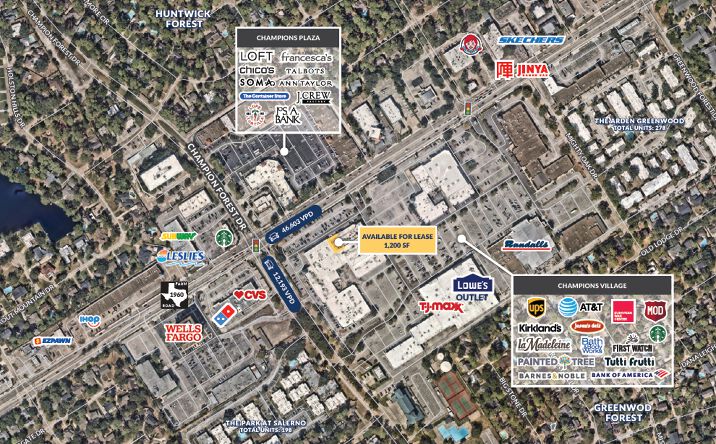 Pictures of Retail property located at 5215 Farm to Market 1960 Rd W, Houston, TX 77069 for lease - image #1