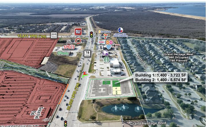 Pictures of Retail property located at NWC Grand Heritage blvd & N State Hwy-78, Lavon, TX 75166 for lease - image #1