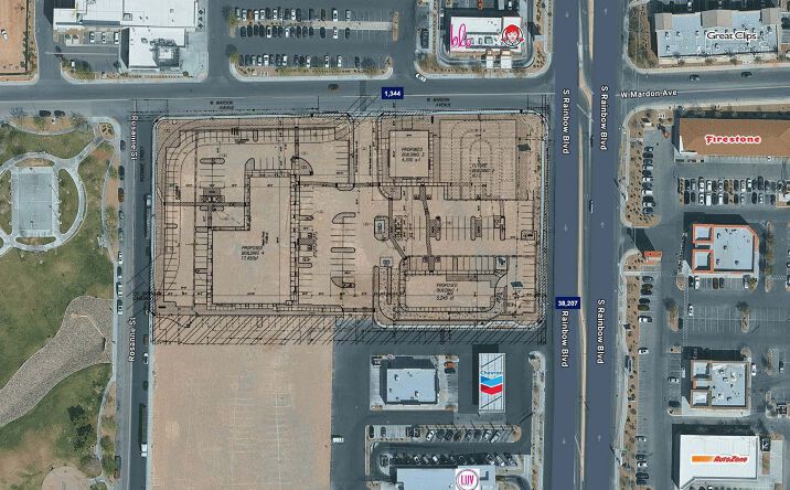Pictures of Retail, Land property located at 7455 S Rainbow Blvd, Las Vegas, NV 89139 for lease - image #1