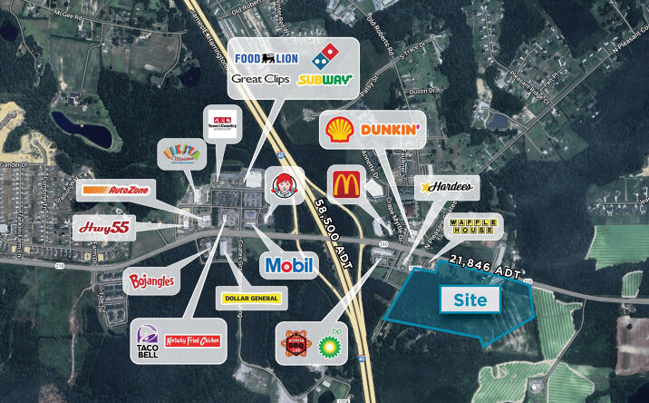Pictures of Land property located at 11847 NC-210, Benson, NC 27504 for lease - image #1