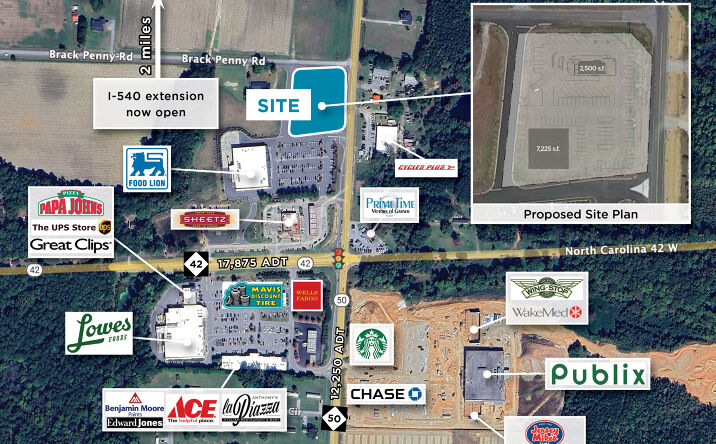 Pictures of Land property located at 16371 NC-50, Garner, NC 27529 for lease - image #1