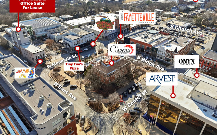 Pictures of Office property located at 5 W Mountain St, Fayetteville, AR 72701 for lease - image #1