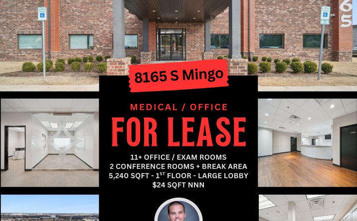 Pictures of Office property located at 8165 S Mingo Rd, Tulsa, OK 74133 for lease - image #1