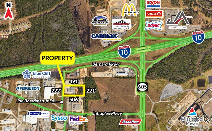 Pictures of Industrial property located at 10520 Joe Boardman Jr. Dr, Gulfport, MS 39503 for lease - image #1