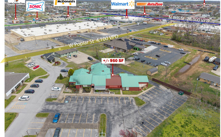 Pictures of Office, Retail property located at 1102 W Poplar Pl, Rogers, AR 72756 for lease - image #1