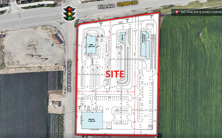 Pictures of Land property located at 16307 Chino-Corona Rd, Chino, CA 91780 for lease - image #1