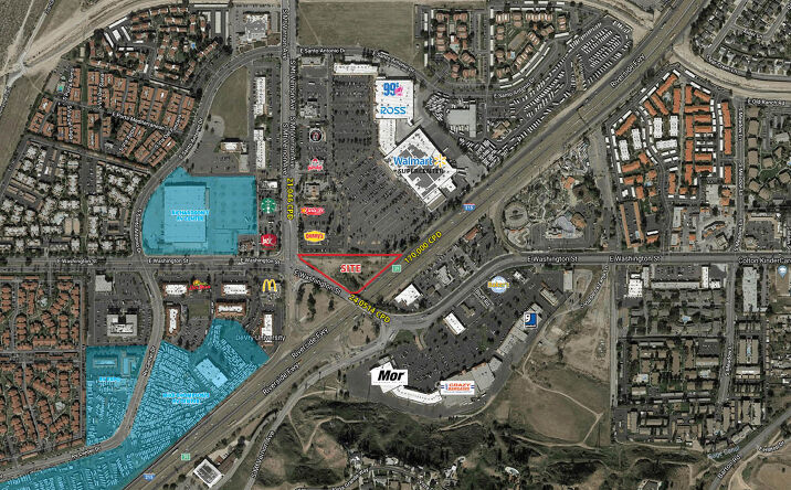 Pictures of Land property located at NWC I-215 & E Washington St, Colton, CA 92324 for lease - image #1