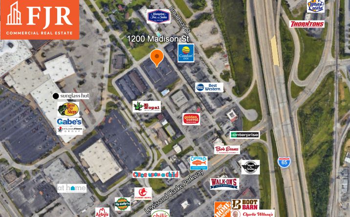 Pictures of Office, Retail property located at 1200 Madison St, Clarksville, IN 47129 for lease - image #1