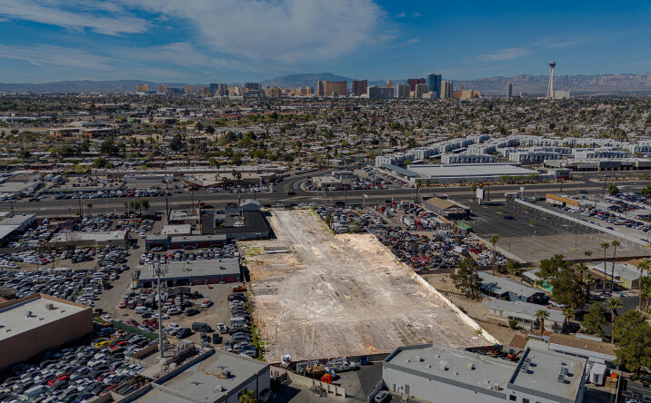 Pictures of Land property located at 3035 E Fremont St, Las Vegas, NV 89104 for lease - image #1