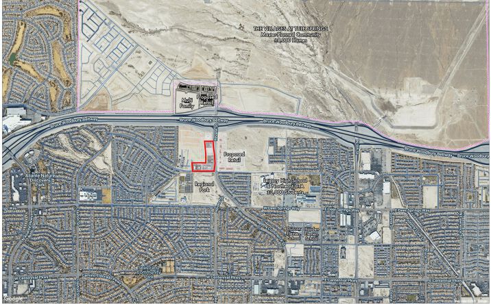 Pictures of Retail property located at SWC  215 & Revere Street, North Las Vegas, NV 89084 for lease - image #1
