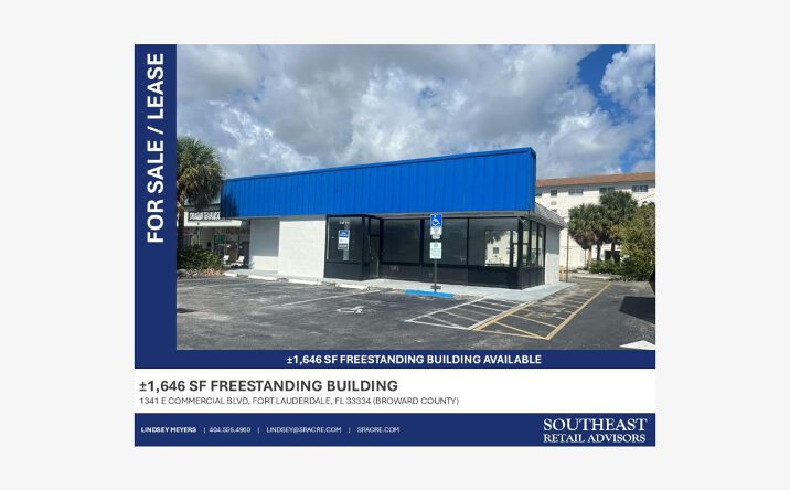 Pictures of Retail property located at 1341 E Commercial Blvd, Oakland Park, FL 33334 for lease - image #1