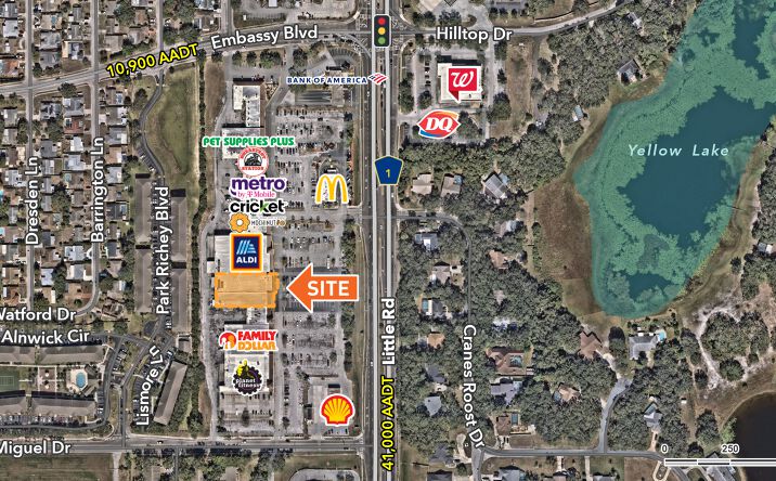 Pictures of Retail property located at 9109 Little Rd, New Port Richey, FL 34654 for lease - image #1