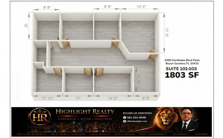 Pictures of Office property located at 4360 Northlake Blvd, Palm Beach Gardens, FL 33410 for lease - image #1