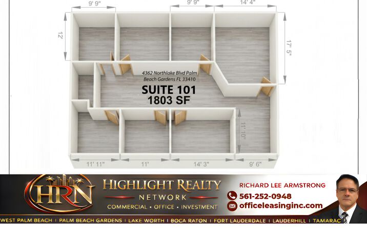Pictures of Office property located at 4360 Northlake Blvd, Palm Beach Gardens, FL 33410 for lease - image #1