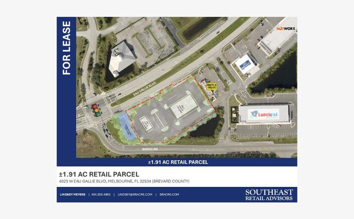 Pictures of Land property located at 4025 W Eau Gallie Blvd, Melbourne, FL 32934 for lease - image #1