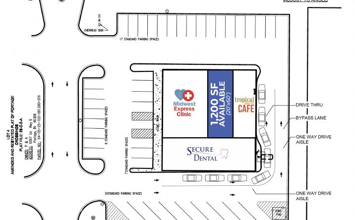 Pictures of Retail property located at 6129 US-6, Portage, IN 46368 for lease - image #1