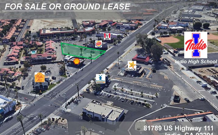 Pictures of Land property located at 81789 US Highway 111, Indio, CA 92201 for lease - image #1