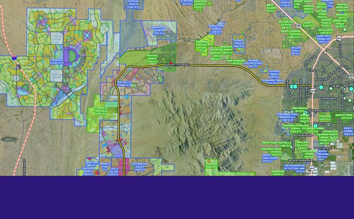 Pictures of Retail, Land property located at Canyon Springs Blvd, Buckeye, AZ 85396 for lease - image #1