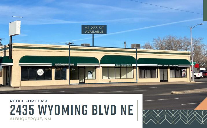 Pictures of Retail property located at 2435 Wyoming Blvd NE, Albuquerque, NM 87112 for lease - image #1