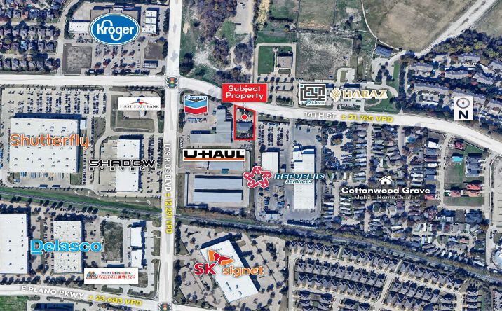 Pictures of Retail property located at 4120 14th St, Plano, TX 75074 for lease - image #1