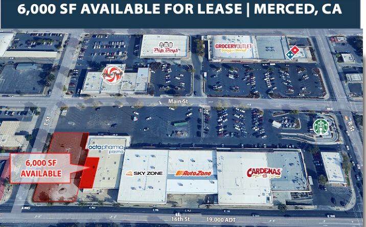 Pictures of Retail, Industrial, Office property located at 1240 W Main St, Merced, CA 95340 for lease - image #1