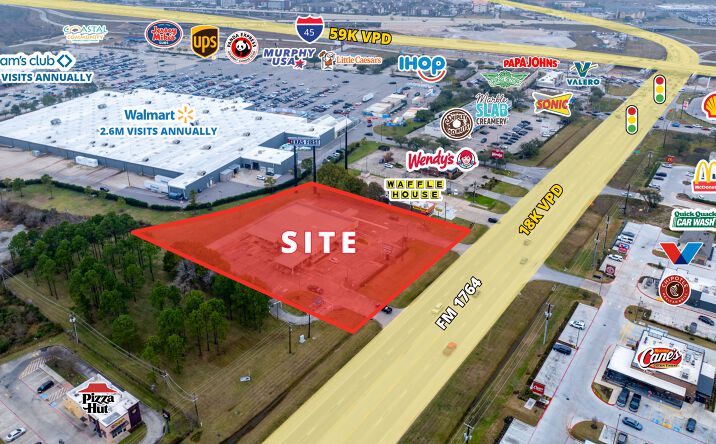 Pictures of Retail, Land property located at 3000 FM1764, La Marque, TX 77568 for lease - image #1