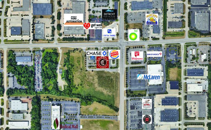 Pictures of Office, Land property located at Southwest corner of 23 Mile Road & Schoenherr Road, Utica, MI 48315 for lease - image #1