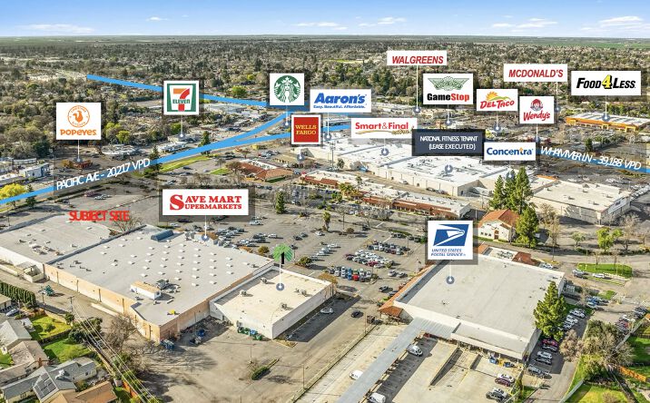 Pictures of Retail property located at 7464 Pacific Ave, Stockton, CA 95207 for lease - image #1