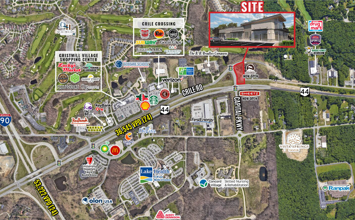 Pictures of Land, Retail property located at 7861 Old Crile Rd, Painesville, OH 44077 for lease - image #1