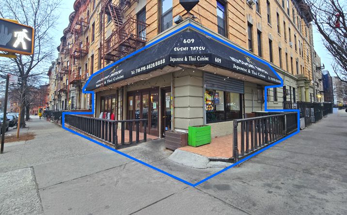 Pictures of Retail, Restaurant property located at 609 Franklin Ave, Brooklyn, NY 11238 for lease - image #1