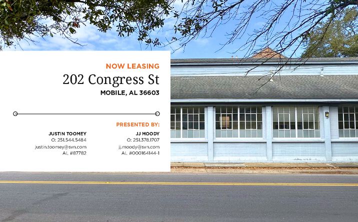 Pictures of Retail, Office property located at 202 Congress St, Mobile, AL 36603 for lease - image #1