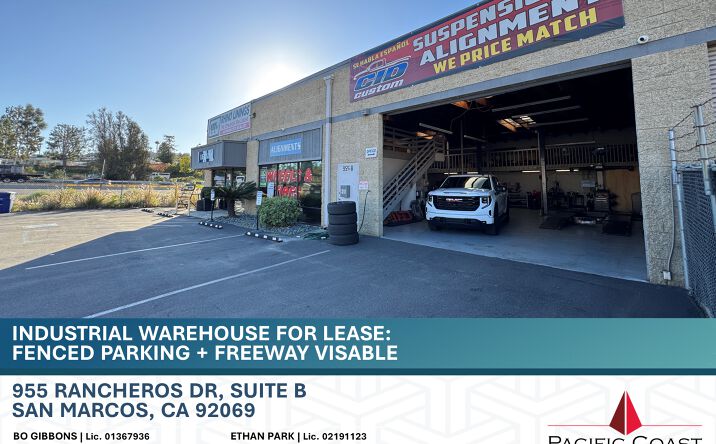 Pictures of Industrial property located at 995 Rancheros Dr, San Marcos, CA 92069 for lease - image #1