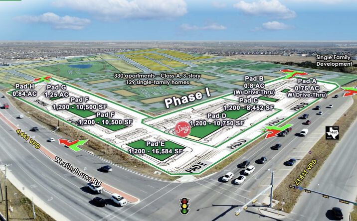 Pictures of Retail, Land property located at SEC FM 1460 & Westinghouse Rd, Georgetown, US 78665 for lease - image #1