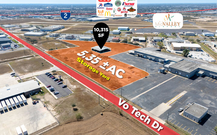 Pictures of Land property located at 2300 Vo Tech Dr, Weslaco, TX 78599 for lease - image #1