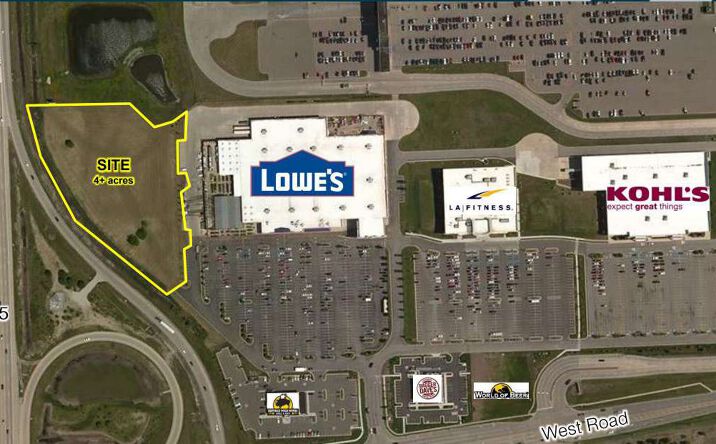 Pictures of Land property located at NEC West Road & I-75, Woodhaven, MI 48183 for lease - image #1