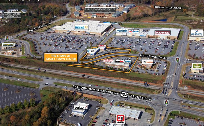 Pictures of Retail property located at 128 Rolling Hills Cir, Easley, SC 29640 for lease - image #1
