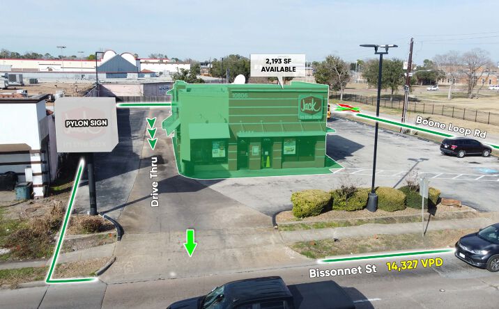 Pictures of Retail, Restaurant property located at 10806 Bissonnet St, Houston, TX 77099 for lease - image #1