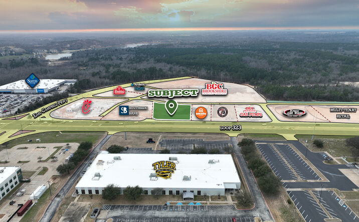 Pictures of Retail, Restaurant property located at 1801 S SW Loop 323, Tyler, TX 75701 for lease - image #1