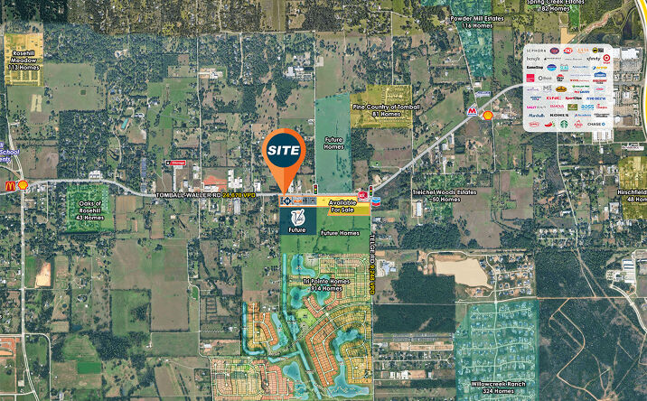 Pictures of Retail property located at SEC FM 2920 at Krahn Ln, Tomball, TX 77377 for lease - image #1