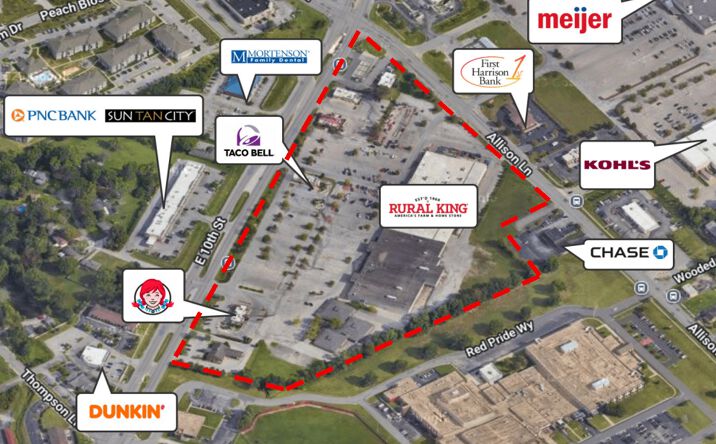 Pictures of Retail property located at 2954 E 10th St, Jeffersonville, IN 47130 for lease - image #1