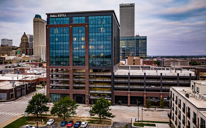 Pictures of Office property located at 521 E 2nd St S, Tulsa, OK 74120 for lease - image #1
