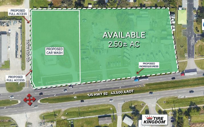 Pictures of Retail, Land property located at 1016 US-92, Auburndale, FL 33823 for lease - image #1