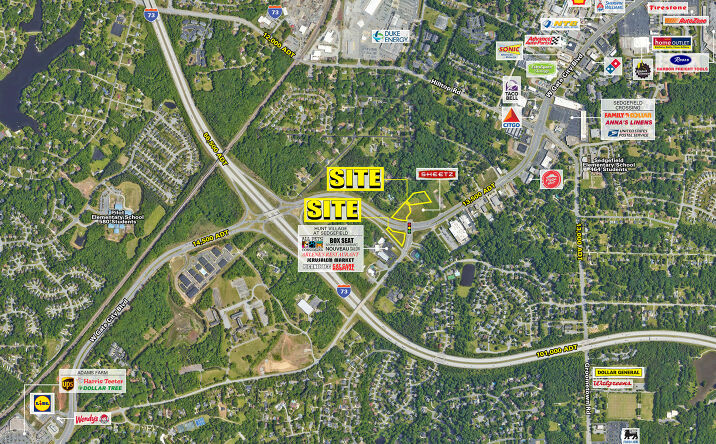 Pictures of Retail, Land property located at W Gate City Blvd & High Point Rd, Greensboro, NC 27407 for lease - image #1