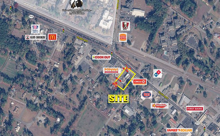 Pictures of Retail, Restaurant property located at 517 W. 3rd St, Pembroke, NC 28372 for lease - image #1