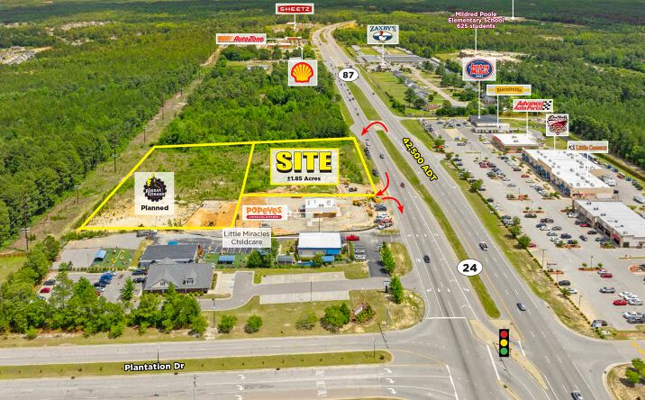 Pictures of Land property located at 1555 NC 24-87, Cameron, NC 28326 for lease - image #1