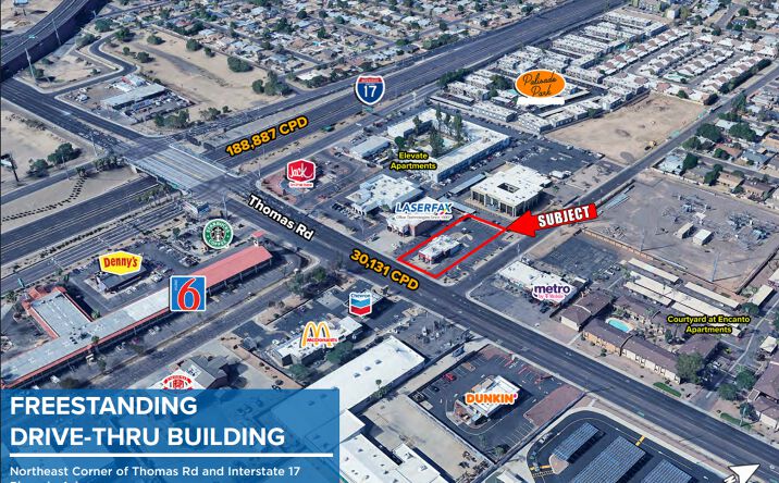 Pictures of Retail property located at 2402 W Thomas Rd, Phoenix, AZ 85015 for lease - image #1