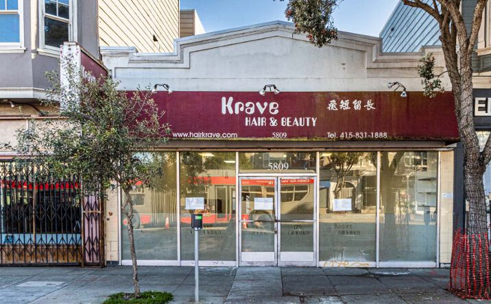 Pictures of Retail property located at 5809 Geary Blvd, San Francisco, CA 94121 for lease - image #1
