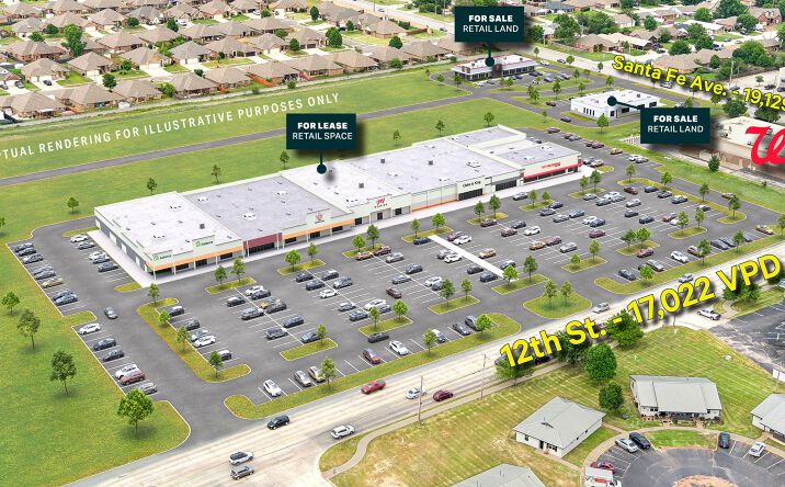 Pictures of Retail, Land property located at NWC of NW 12th St & Santa Fe Ave, Oklahoma City, OK 73160 for lease - image #1