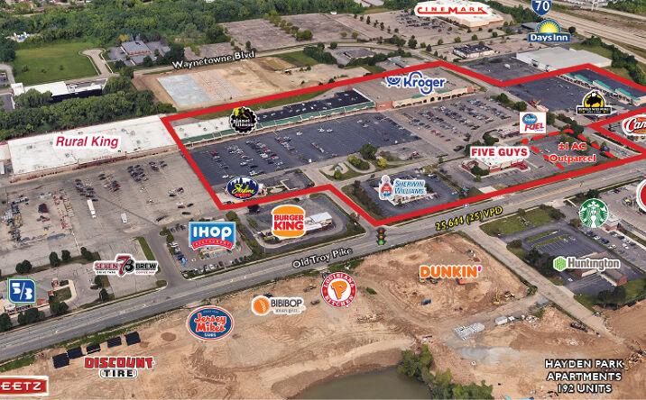 Pictures of Retail property located at 7603-7747 Troy Pike, Huber Heights, OH 45424 for lease - image #1