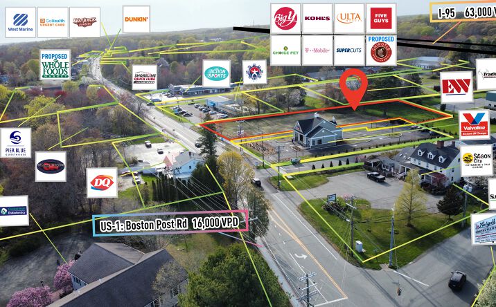 Pictures of Land property located at 1333 Boston Post Rd, Unit 1, Old Saybrook, CT 06475 for lease - image #1